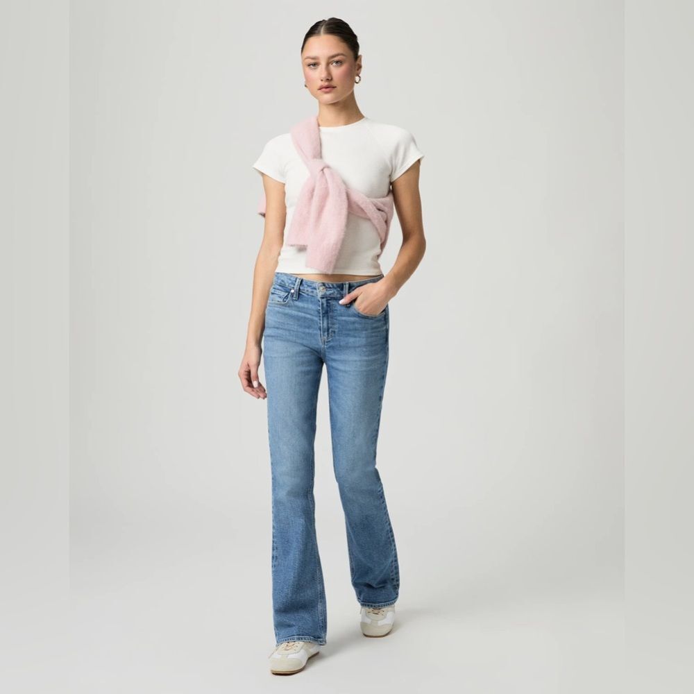 NWT PAIGE Laurel Canyon 32" in Flamenco Distressed